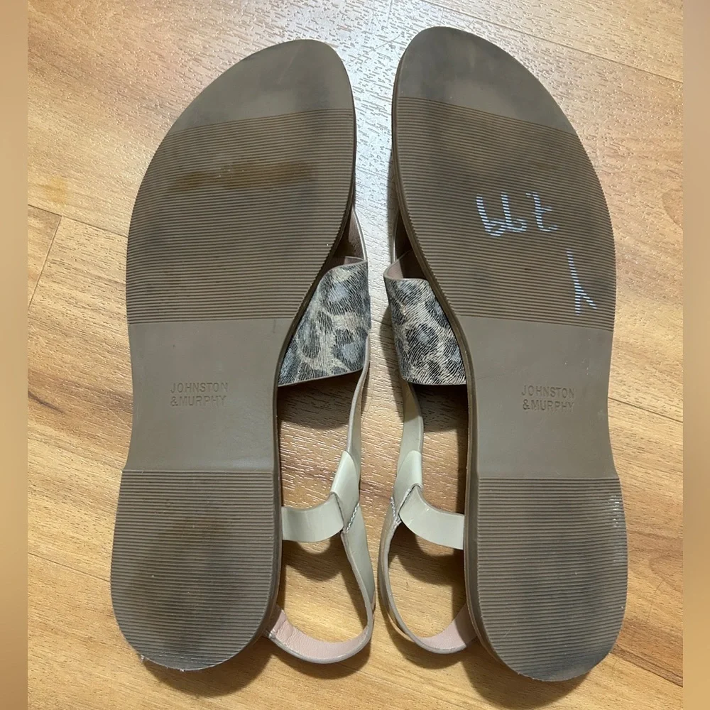Johnston‎ & Murphy Tan and Brown Sandals with Classic Design
